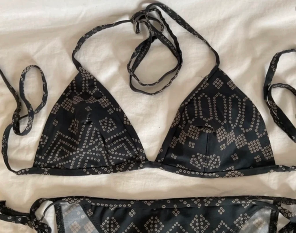 🔥-20%🔥 Bikini de 2 piezas Otra Tonalidad – Gris Antracita & Diseños – Talla 40 – photo 7